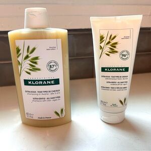 Klorane shampoo & conditioner